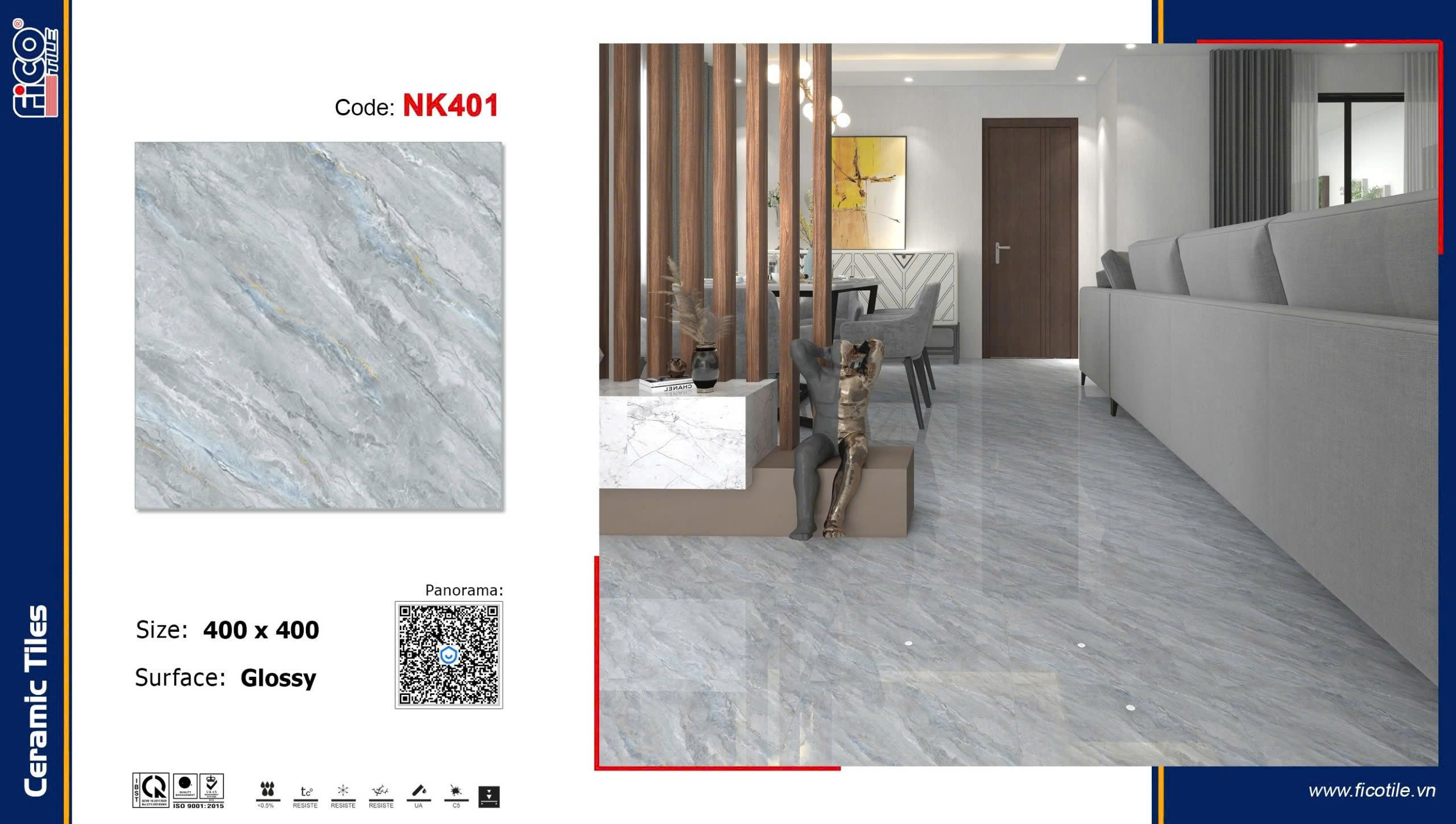 Gạch  lát nền KT60x60